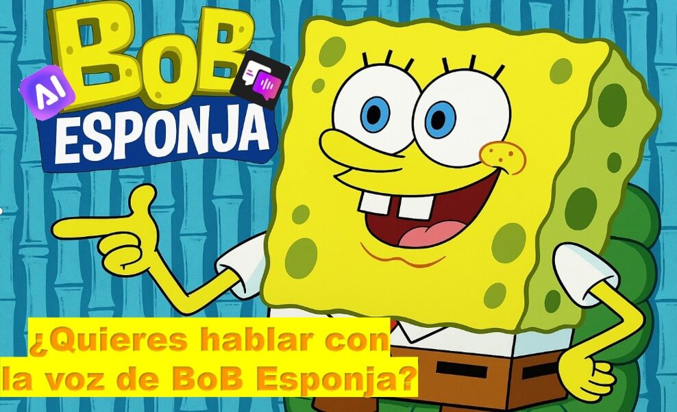 generador texto a voz de Bob Esponja