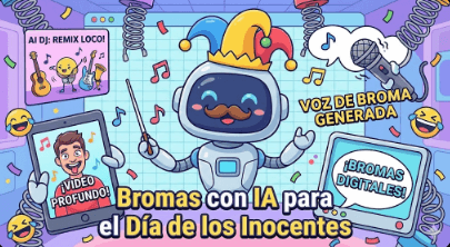 Bromas con IA para el Día de los Inocentes