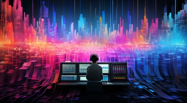 un creador de voz de DJ