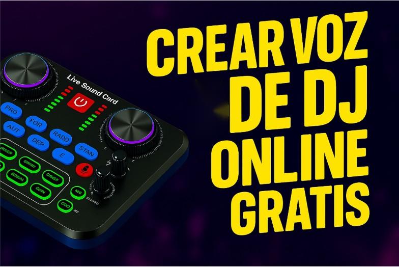 creador de voz de DJ online gratis