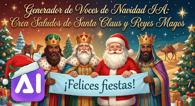 generador de voz de Santa Claus y Reyes Magos