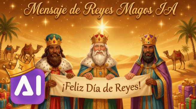generador de voz de Reyes Magos IA