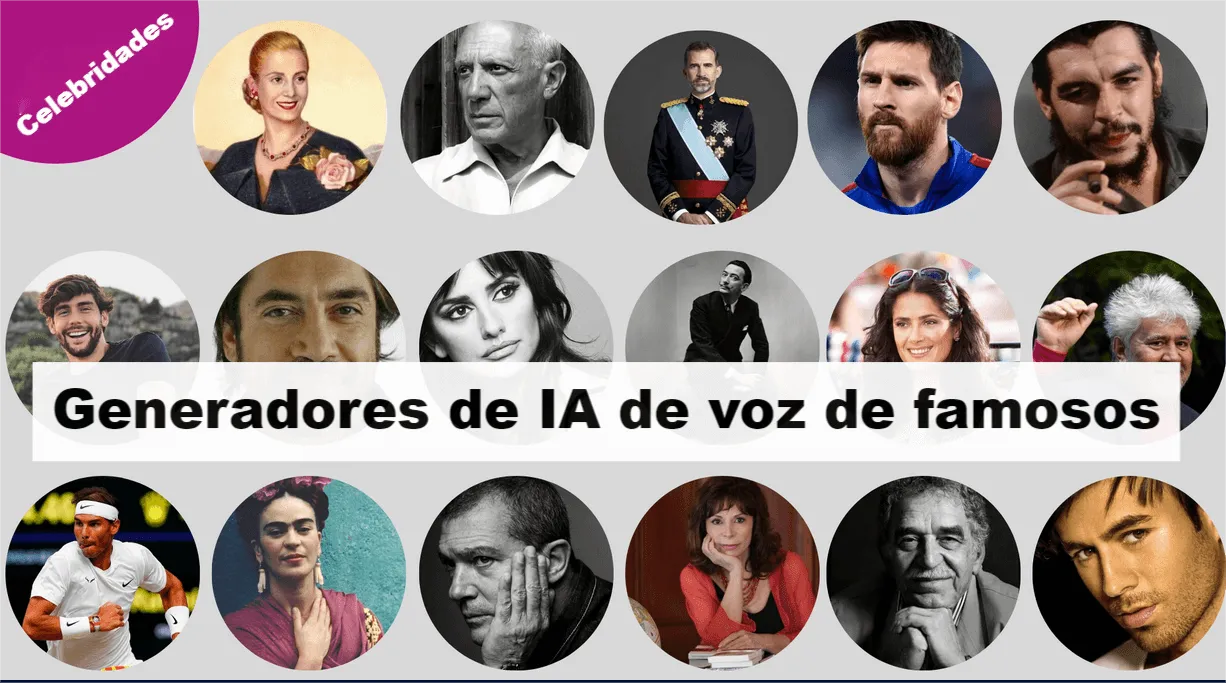 Generador de Voz de Famosos con IA: Crea Voces Realistas de Tus Ídolos