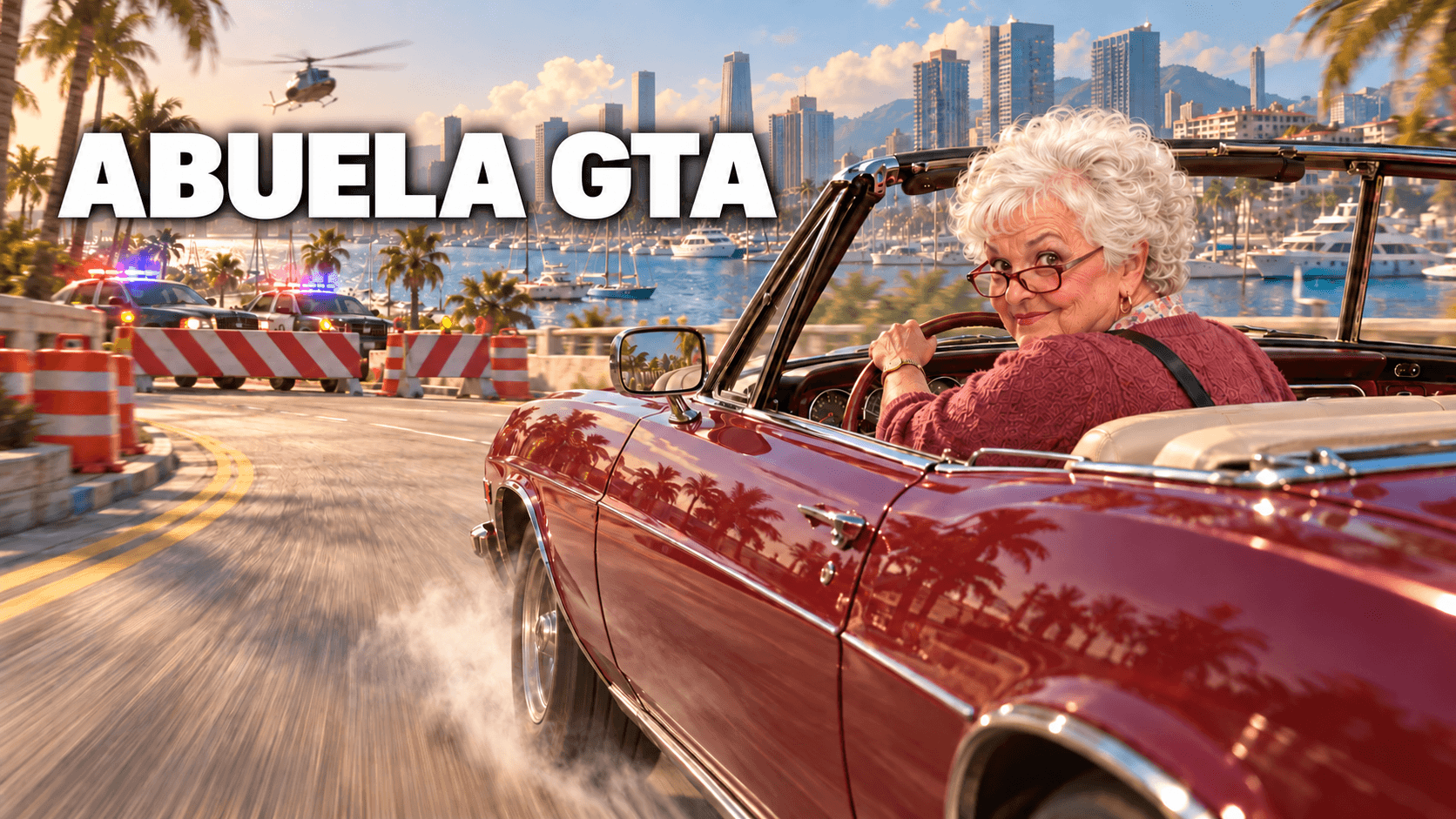 Grandma GTA creado con IA