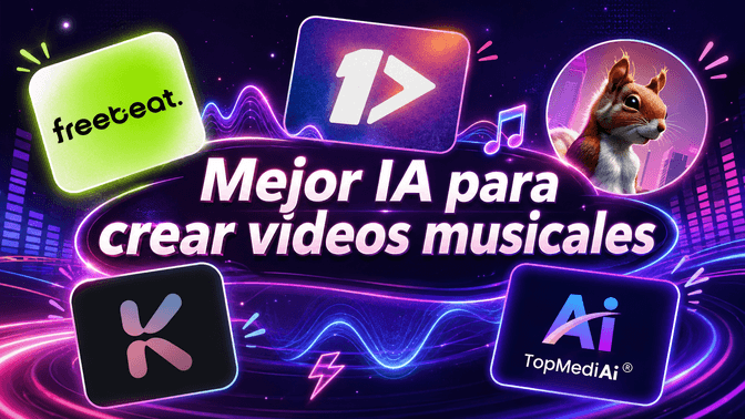 mejores herramientas de IA para crear videos musicales en 2026