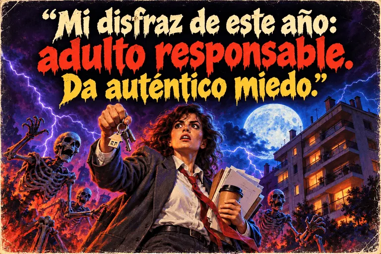 Frase de Halloween de amor para dedicar o ligar