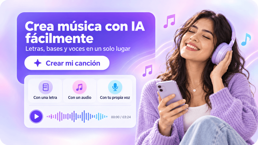 Generador de música con IA: crea canciones online