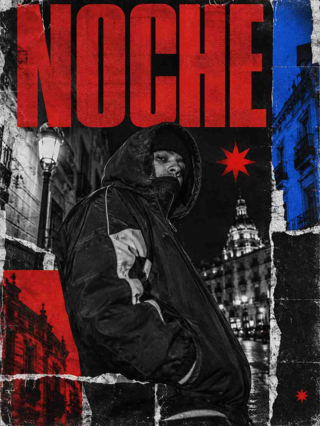 Portada de disco de música urbana española en formato póster