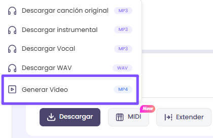 generar video con canciones