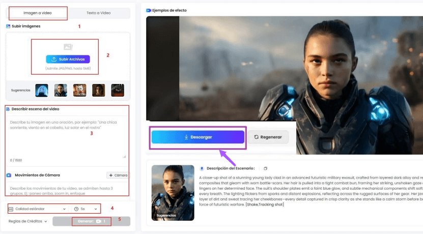 Crear video desde imagen