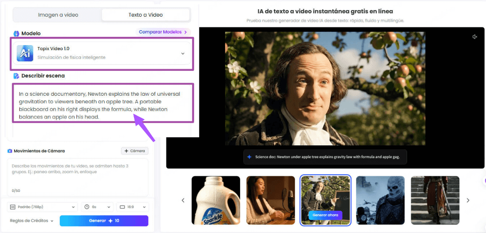 Crear video desde texto