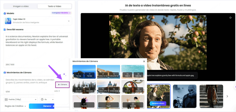 Crear video desde texto
