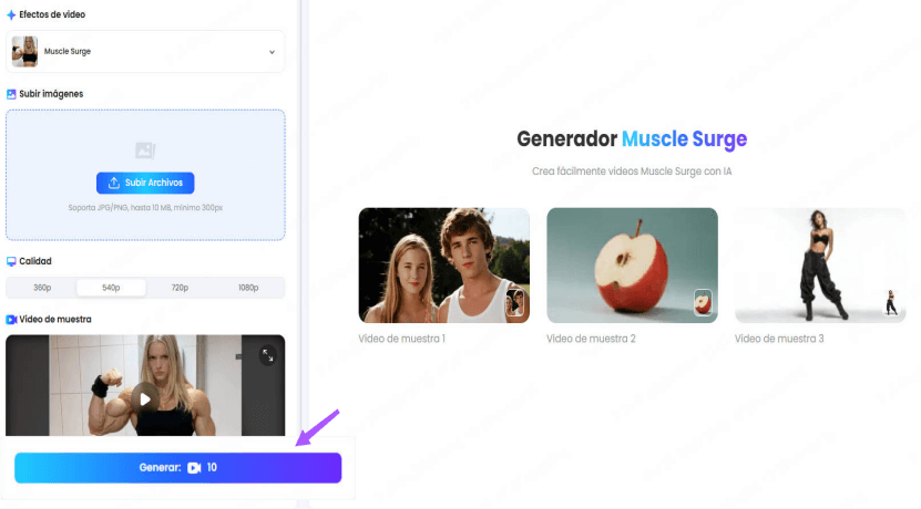 Usar efectos de video con IA