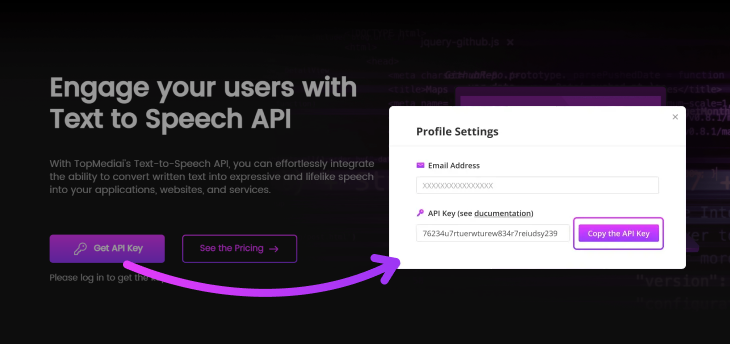 Accede a la documentación y consulta los archivos de la API para comenzar a integrarla.
