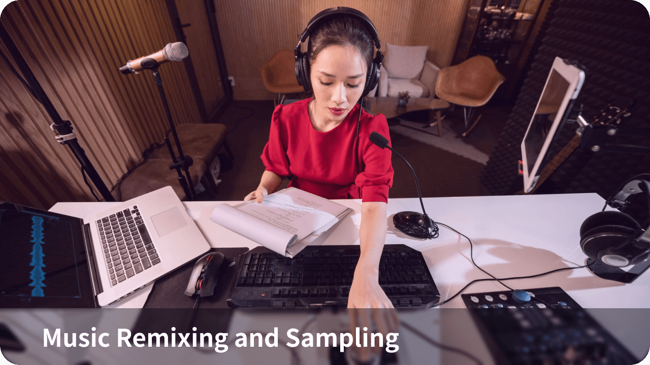 Re-mezcla musical y sampling