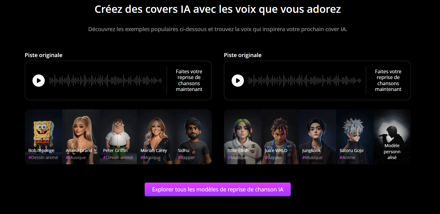 guide d'utiliser TopMediai AI Song Cover