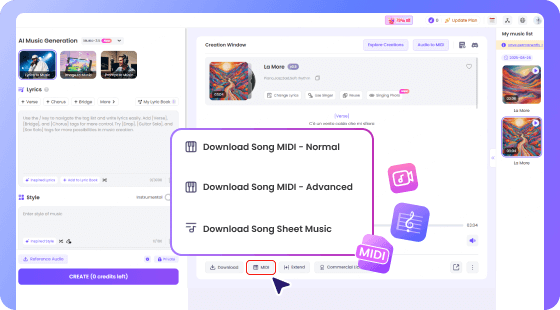 img générateur de musique