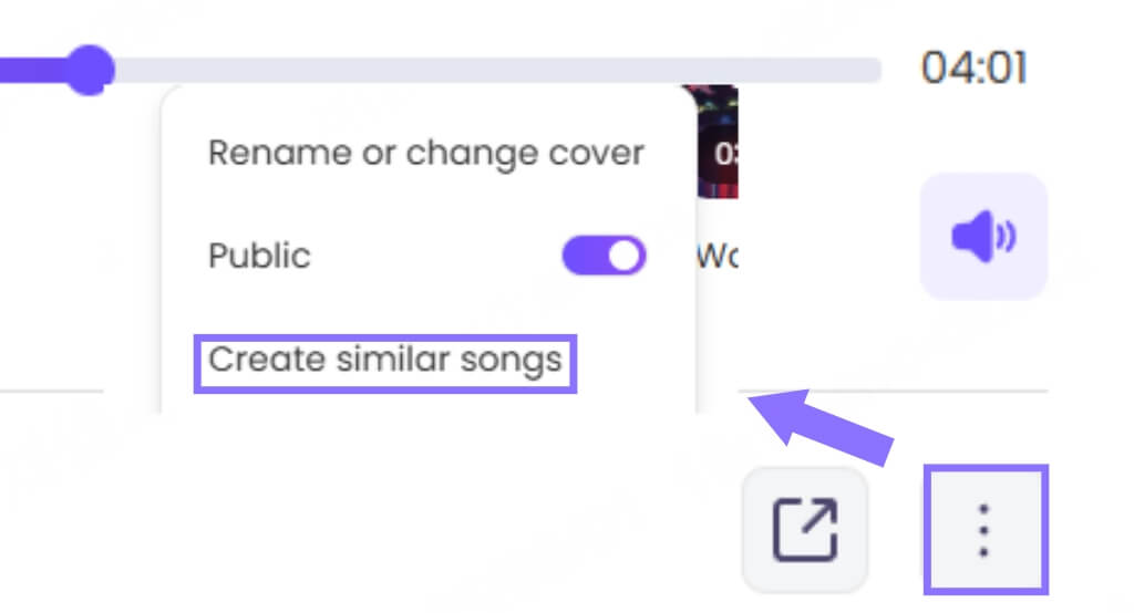 Génération de chansons similaires