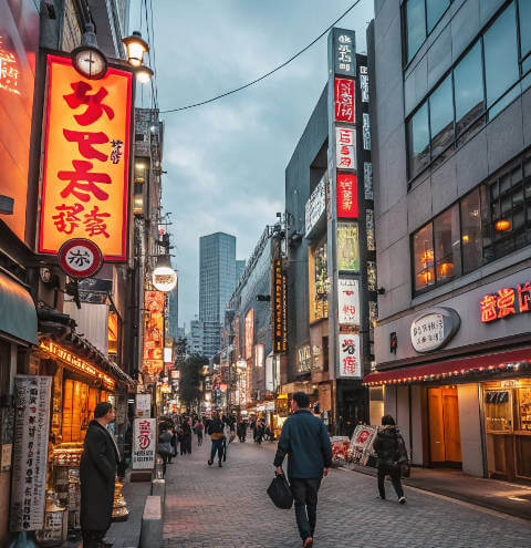 Vie à Tokyo