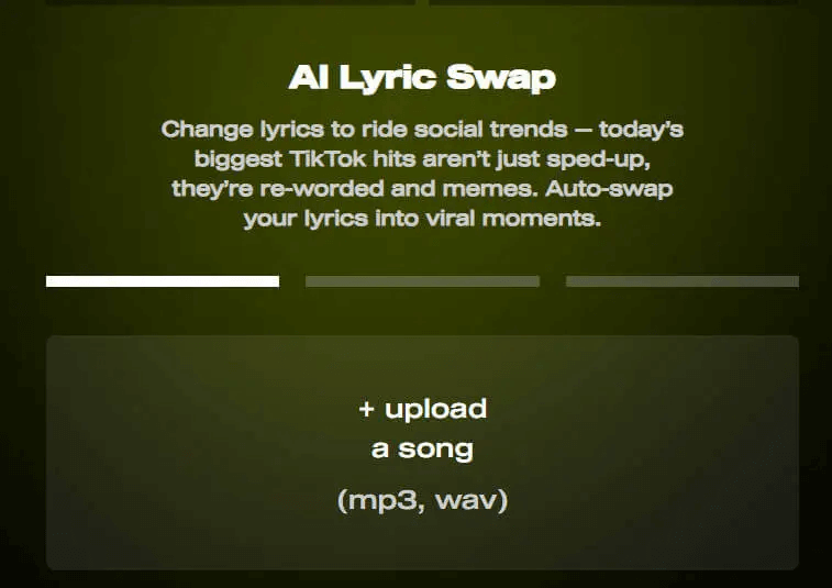 Cover.ai: plataforma de música con IA que permite cambiar letras