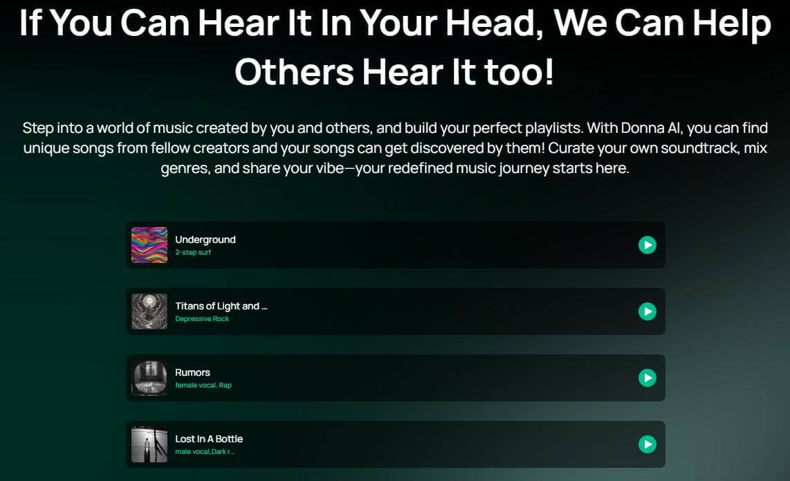 image Donna AI Music