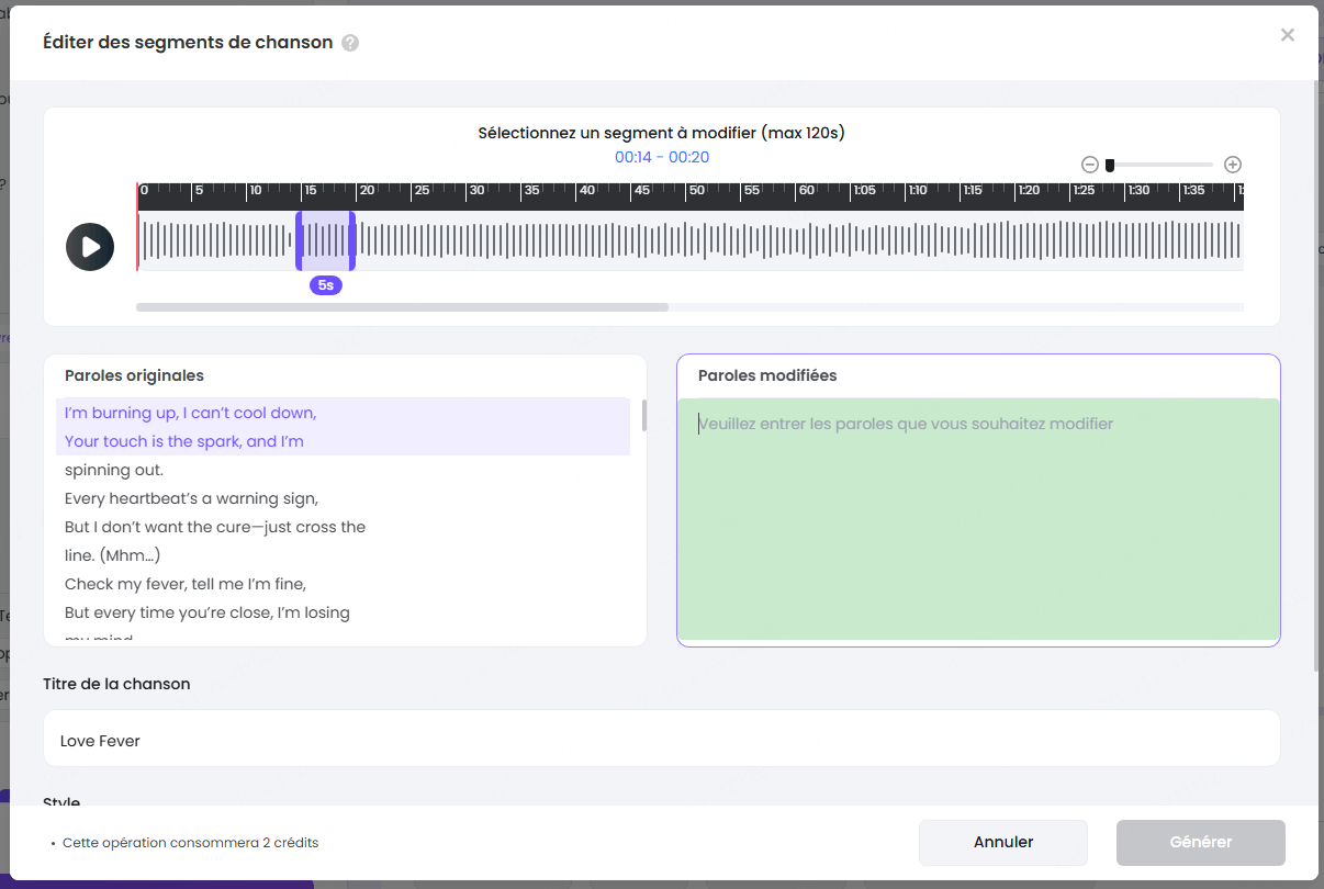 topmediai terminar la cambio a canción de una canción con IA