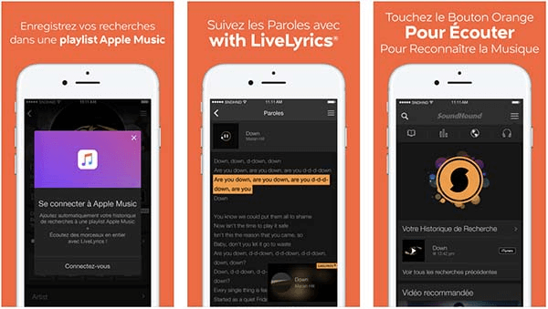 soundhound pour trouver des chansons en fredonnant