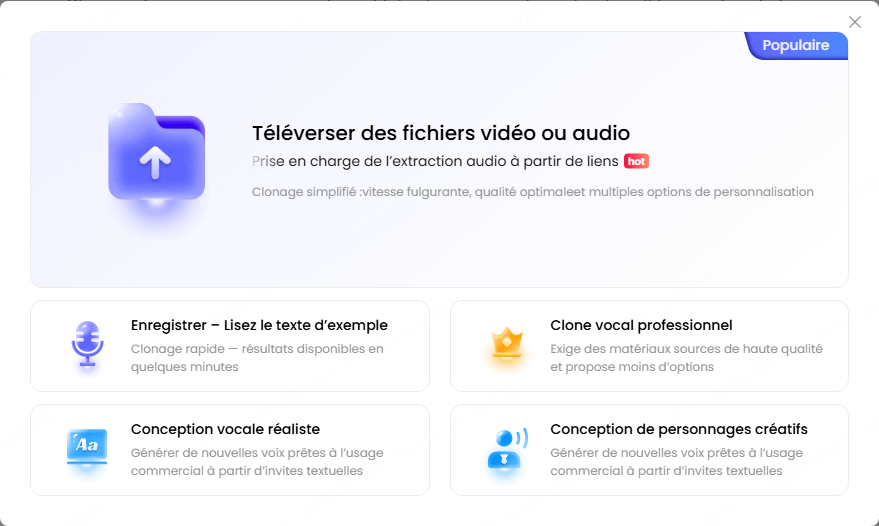TopMediai AI clonage de voix – Créer un modèle RVC AI
