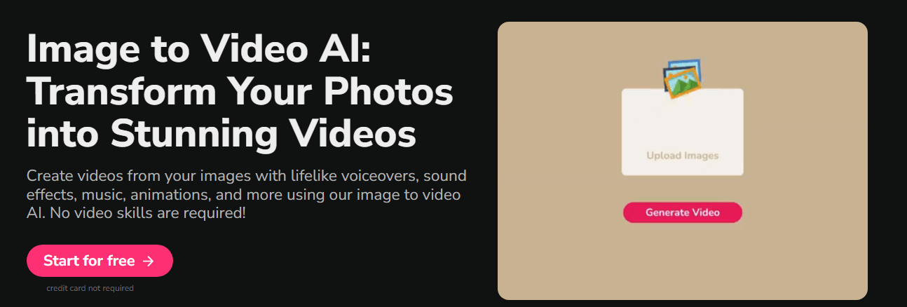 Fliki AI : Vidéo à partir d'images