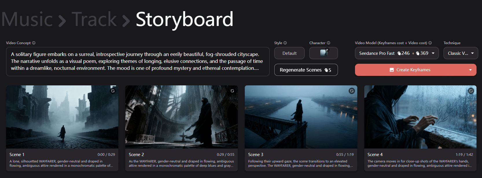 Crea video musicale con Neural Frames