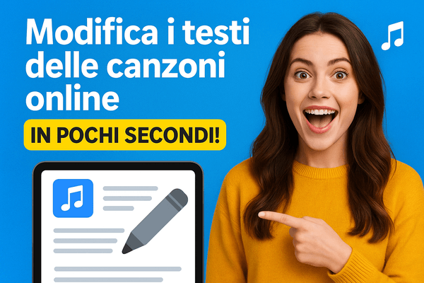 cambiare parole alle canzoni