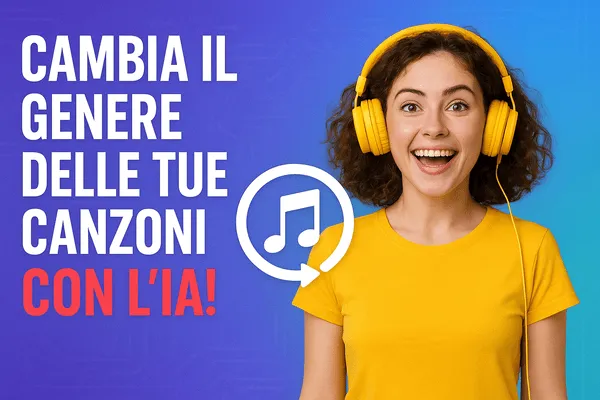 Come cambiare genere musicale con IA: Trasforma le tue canzoni in nuovi stili