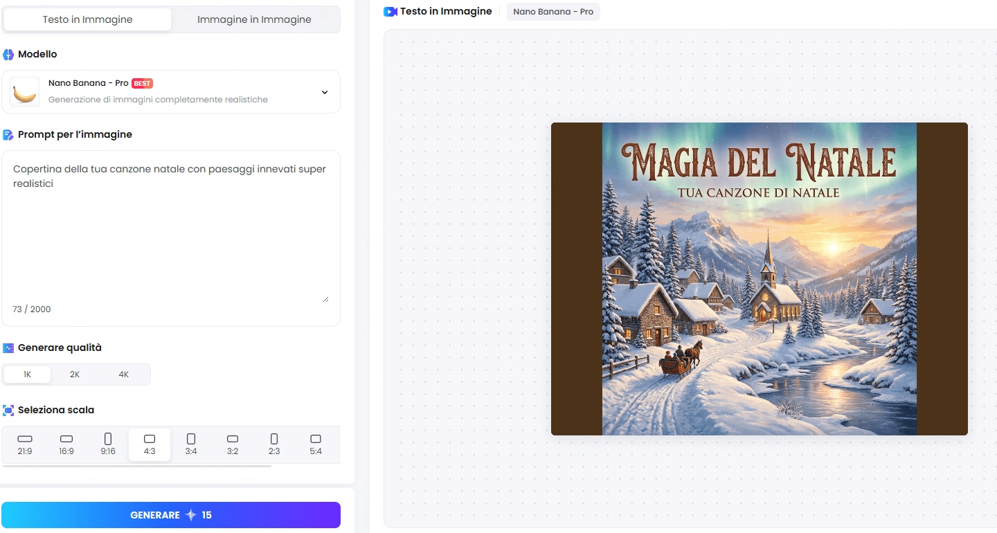 cover di canzone natale