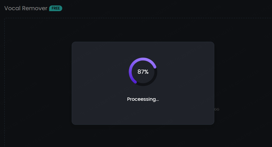 separando le vocali della musica nel rimosso voce Topmediai