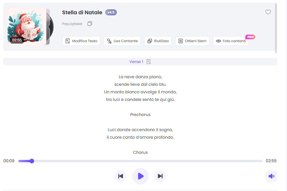 Creare musica di Natale