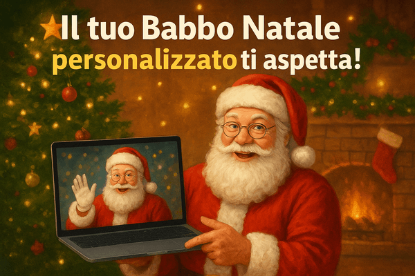 video babbo natale personalizzato gratis