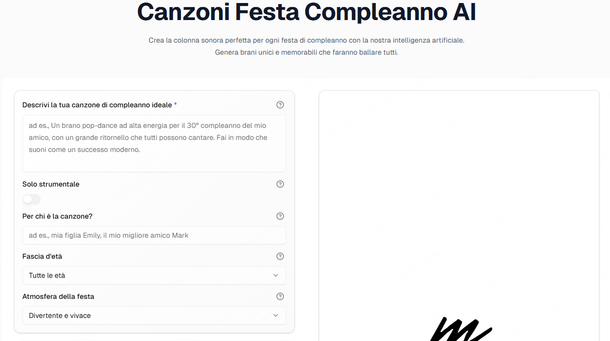 Guida alla creazione di una canzone di compleanno personalizzata con musely.ai