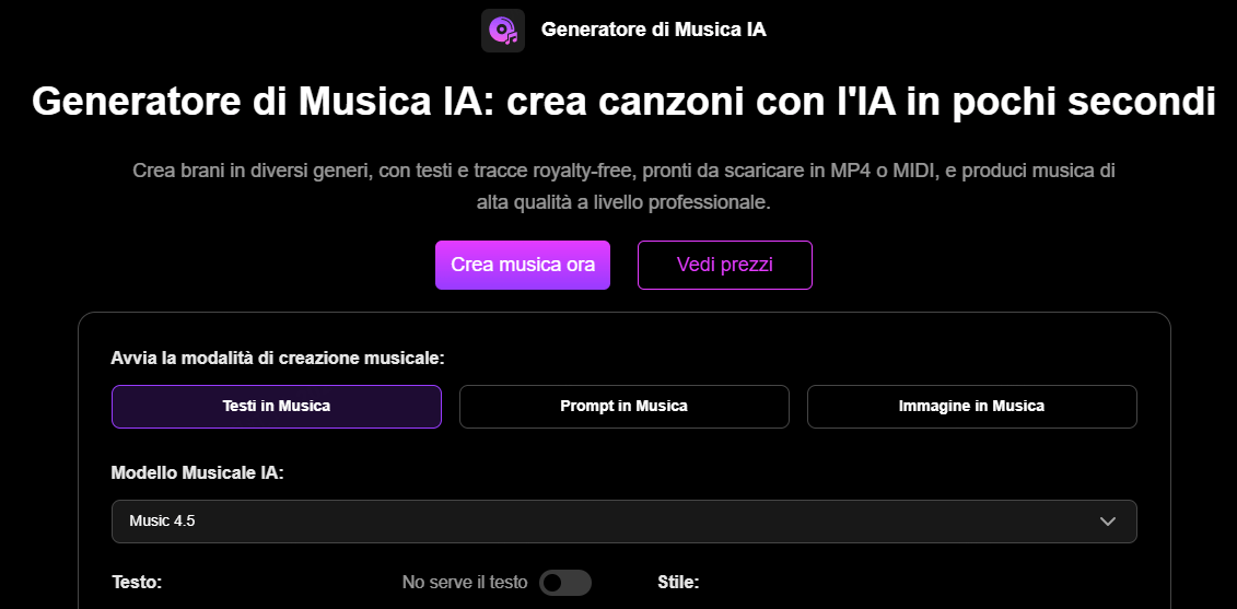 Creare buon compleanno musicale con nome