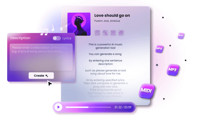 AI Music Generator Banner