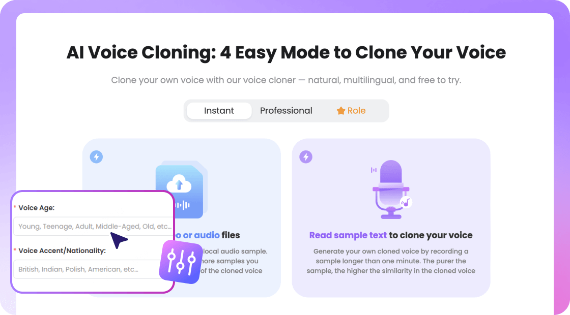 clonare voce