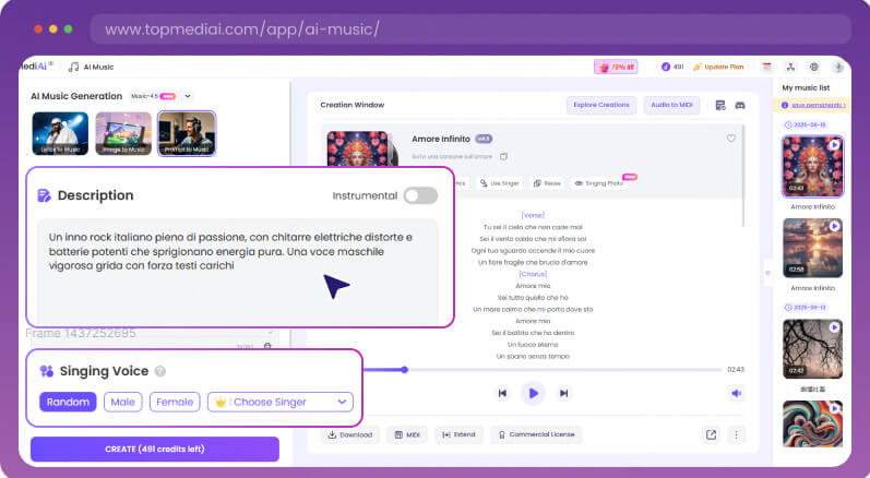 Inserisci il prompt