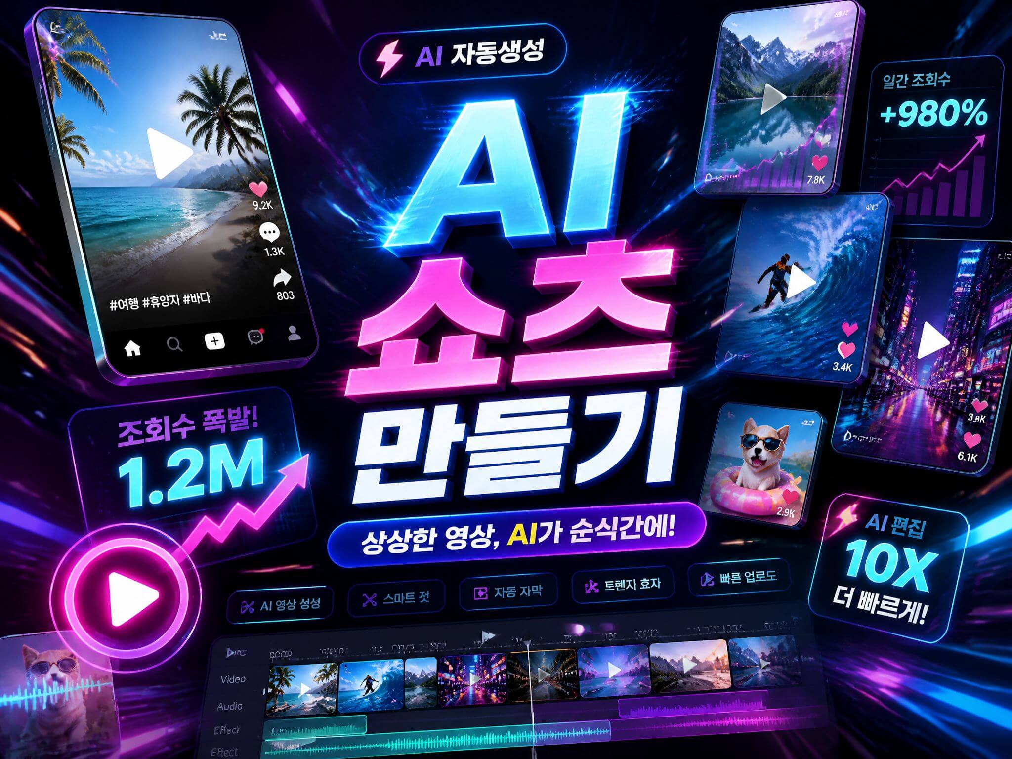 AI 쇼츠 만들기: 누구나 쉽게 유튜브 쇼츠 제작