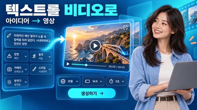 무료 AI 텍스트 영상 생성기: 텍스트를 동영상으로 - TopMediai