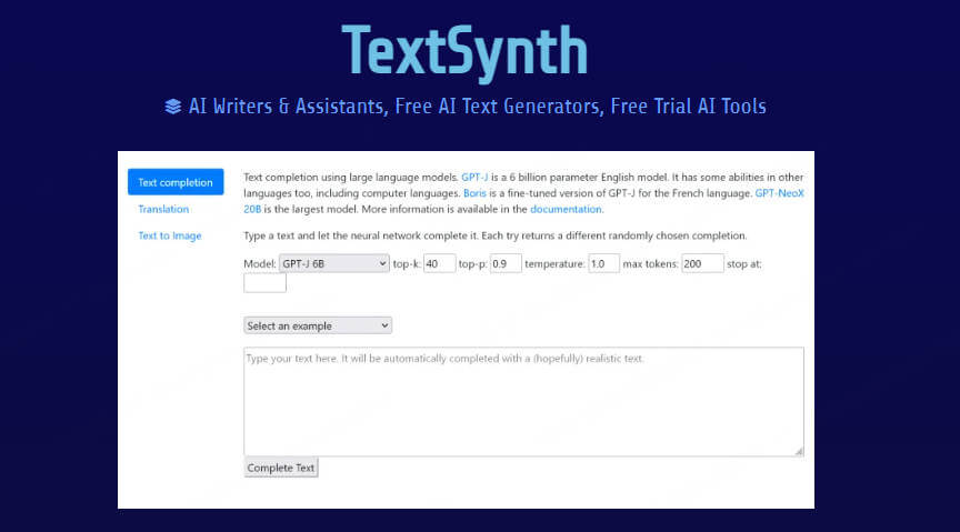 TextSynth