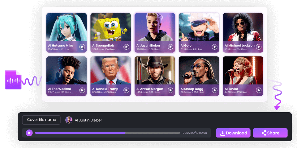 TopMediai AI Song Cover Generator
