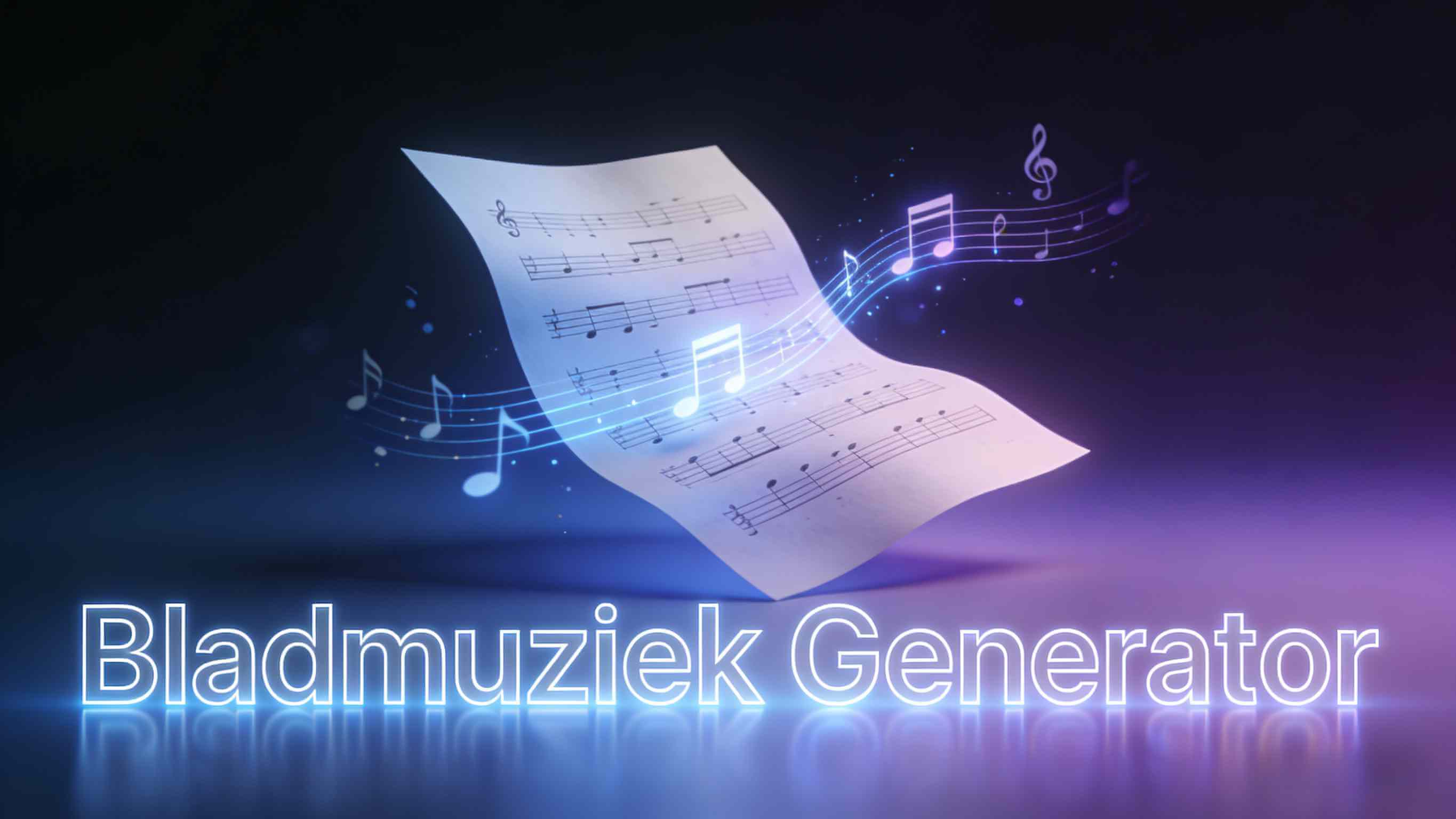 ai bladmuziek generator