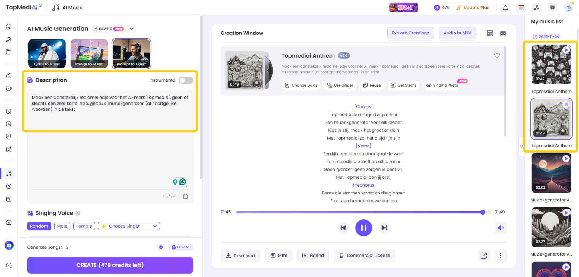 topmediai nederlandse reclamejingle