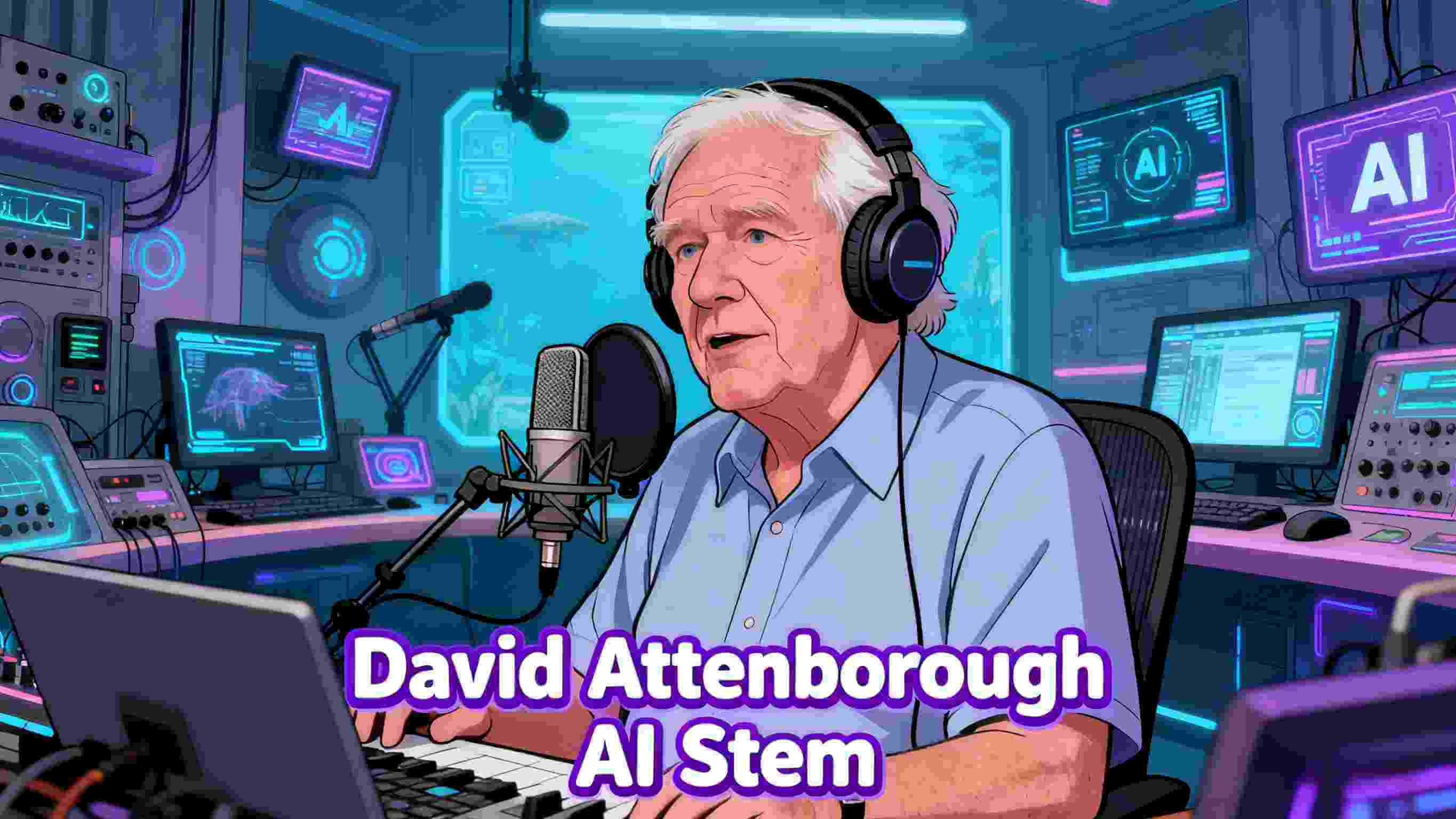 david attenborough ai stem