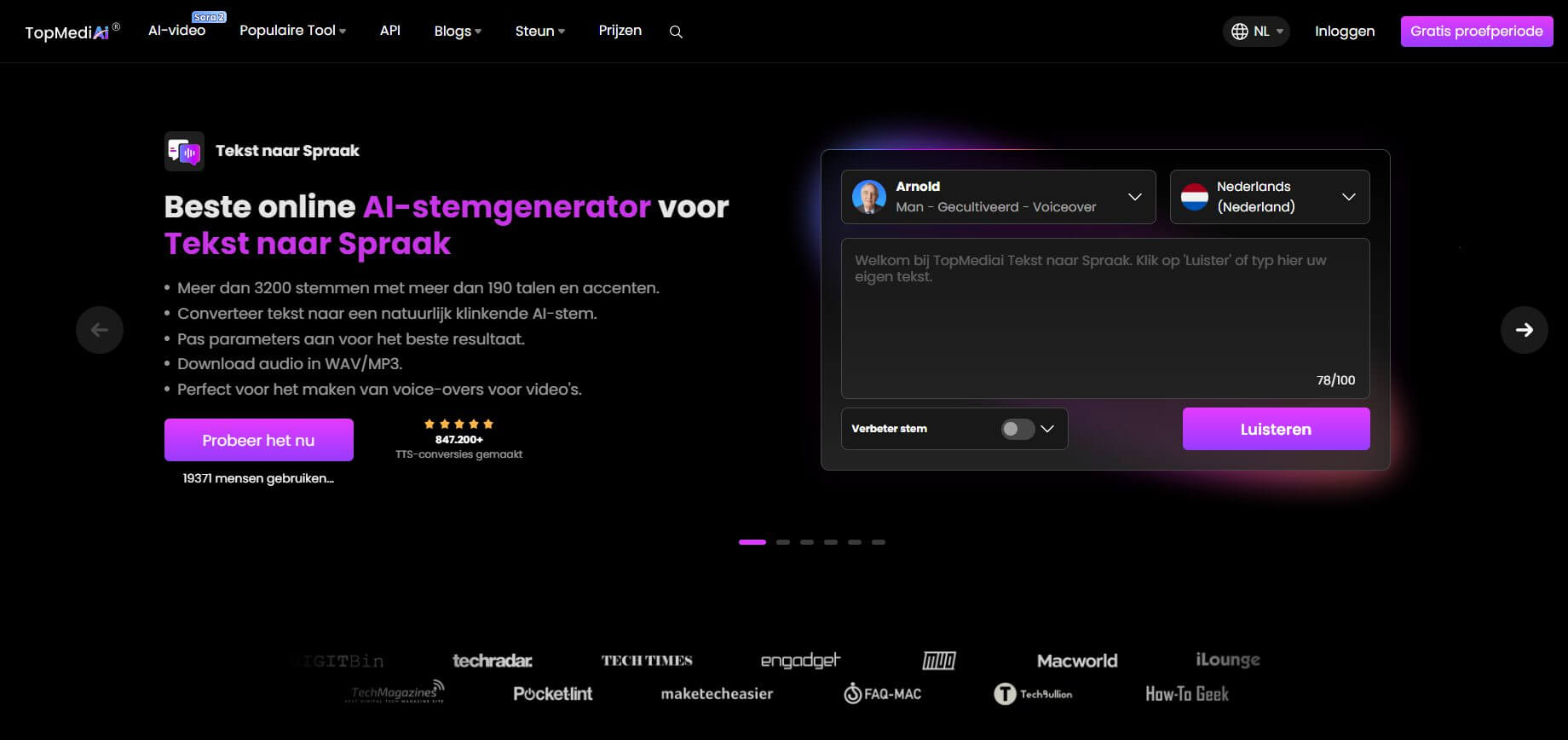 topmediai text to speech