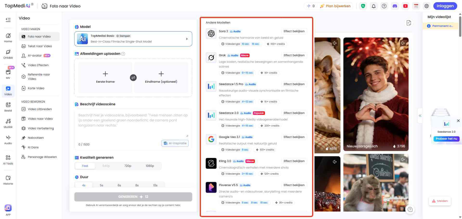 topmediai ai video generator